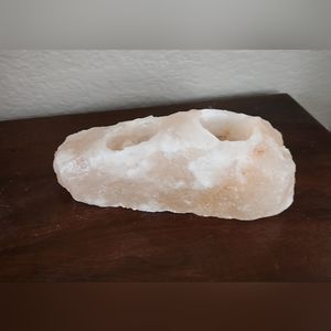 Pink Salt Tea Light Candleholder EUC $13